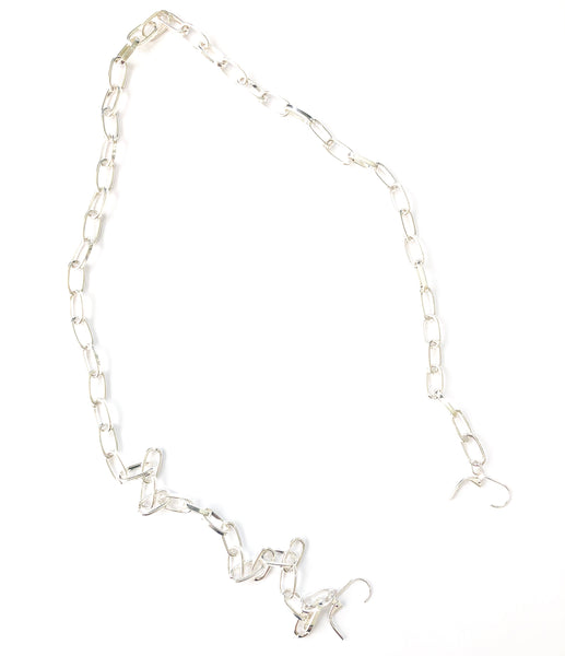 Silver Paperclip Lanyard