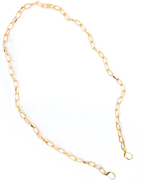 Gold Paperclip Lanyard